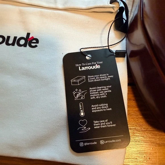 Larroude Burgundy Platform Loafers - Picture 11 of 12